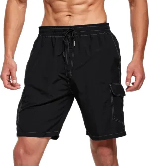 Mens Athletic Shorts Men's Hiking Cargo Shorts Quick Dry Lightweight Stretch Shorts for Men Outdoor Fishing Golf Shorts