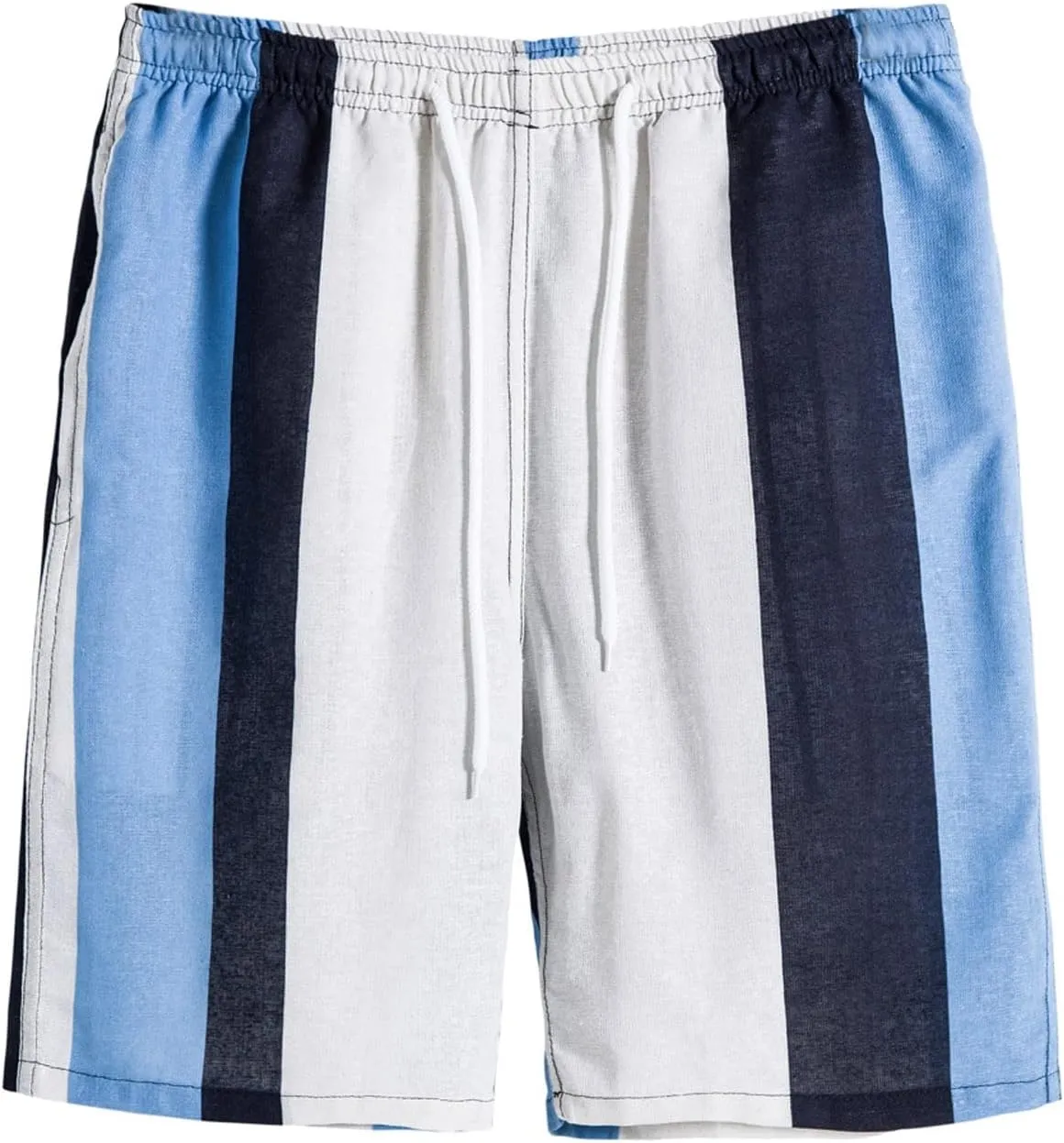 Mens Athletic Workout Shorts Straight Casual Cotton Elastic Waist Shorts Elastic Waist Lounge Shorts