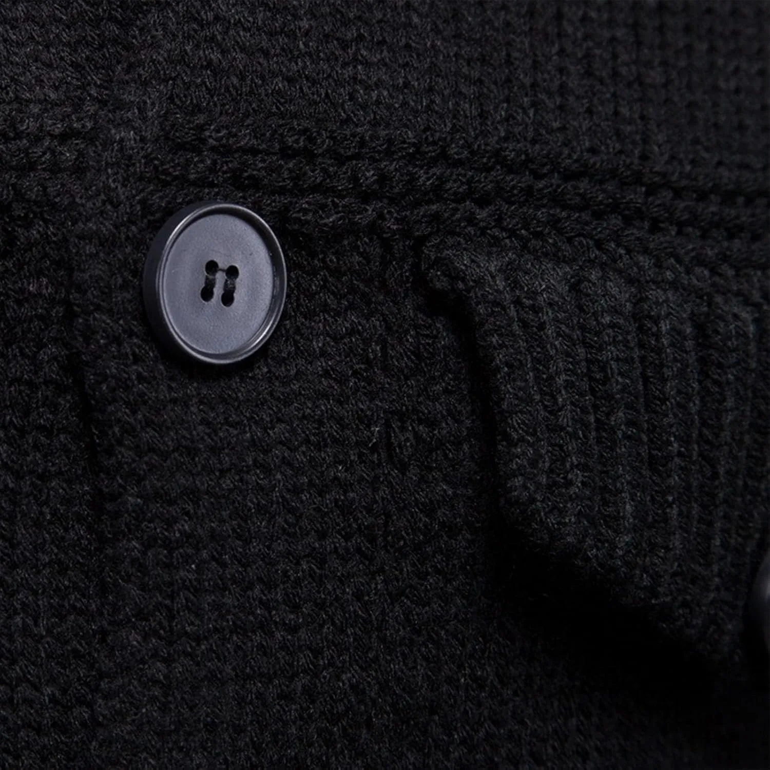 Mens Cable Cardigan Sweater Button Down Knit Sweater Turn Down Collar Sweater Vintage Long Sleeve Sweater