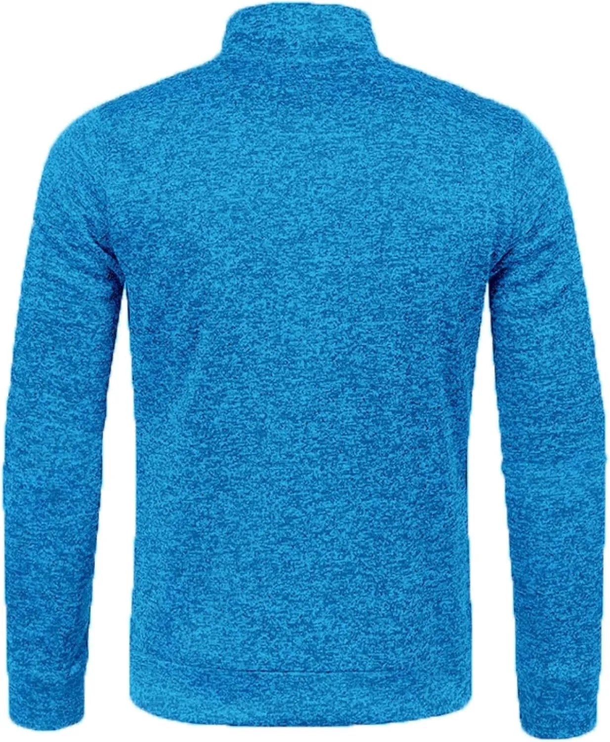 Men's Cardigan Sweaters Full Zip Up Stand Collar Slim Fit Casual Solid Color Knitted Sweater with 2 Front Pockets