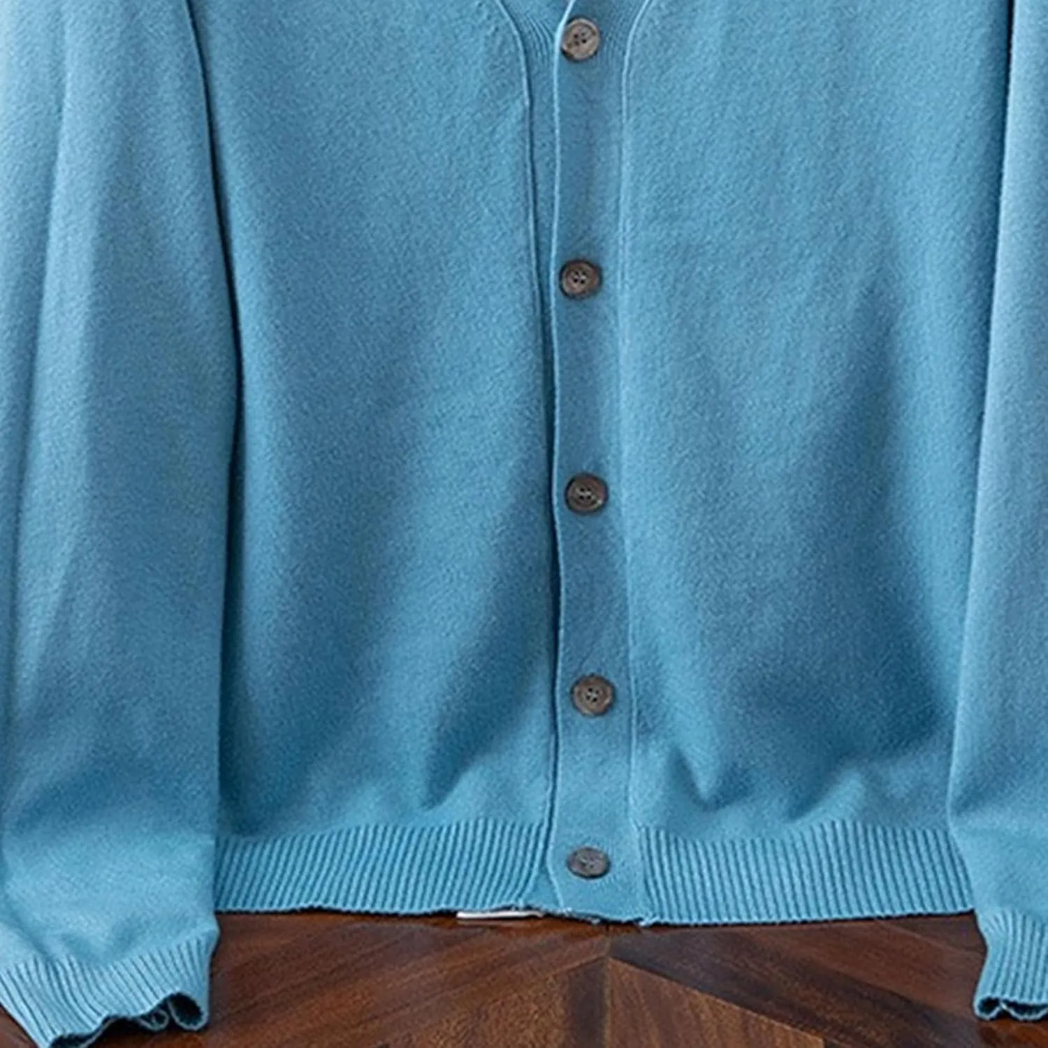 Men's Cardigan Sweaters Long Sleeve Cable Knit Cardigans Slim Fit Casual Button Down Ribbed Sweaters Outerwear