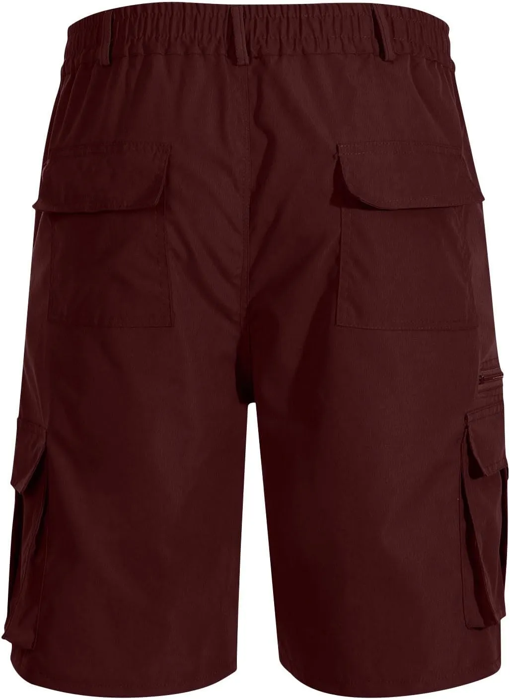 Men's Cargo Jogger Shorts Drawstring Elastic Waist Summer Beach Shorts Athletic Bermuda Shorts with Pockets