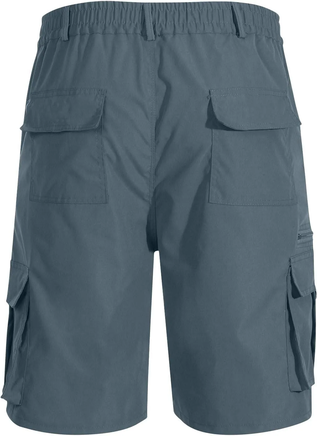 Men's Cargo Jogger Shorts Drawstring Elastic Waist Summer Beach Shorts Athletic Bermuda Shorts with Pockets