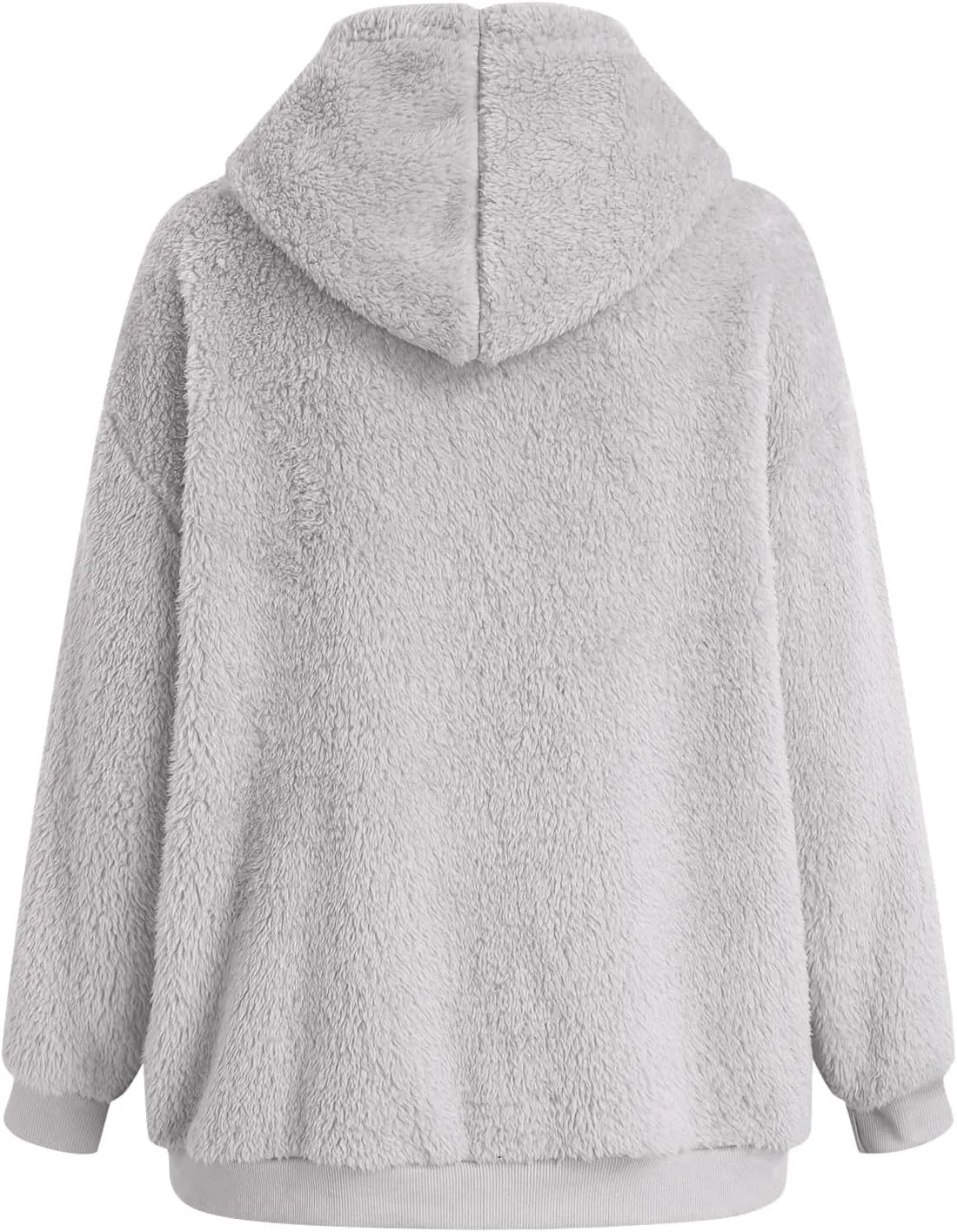Men's Cashmere Sweaters, Men's Full Zip Fleece Flannel Jackets Shirt Cotton Hoodies Soft Warm Coat for Men with Hood