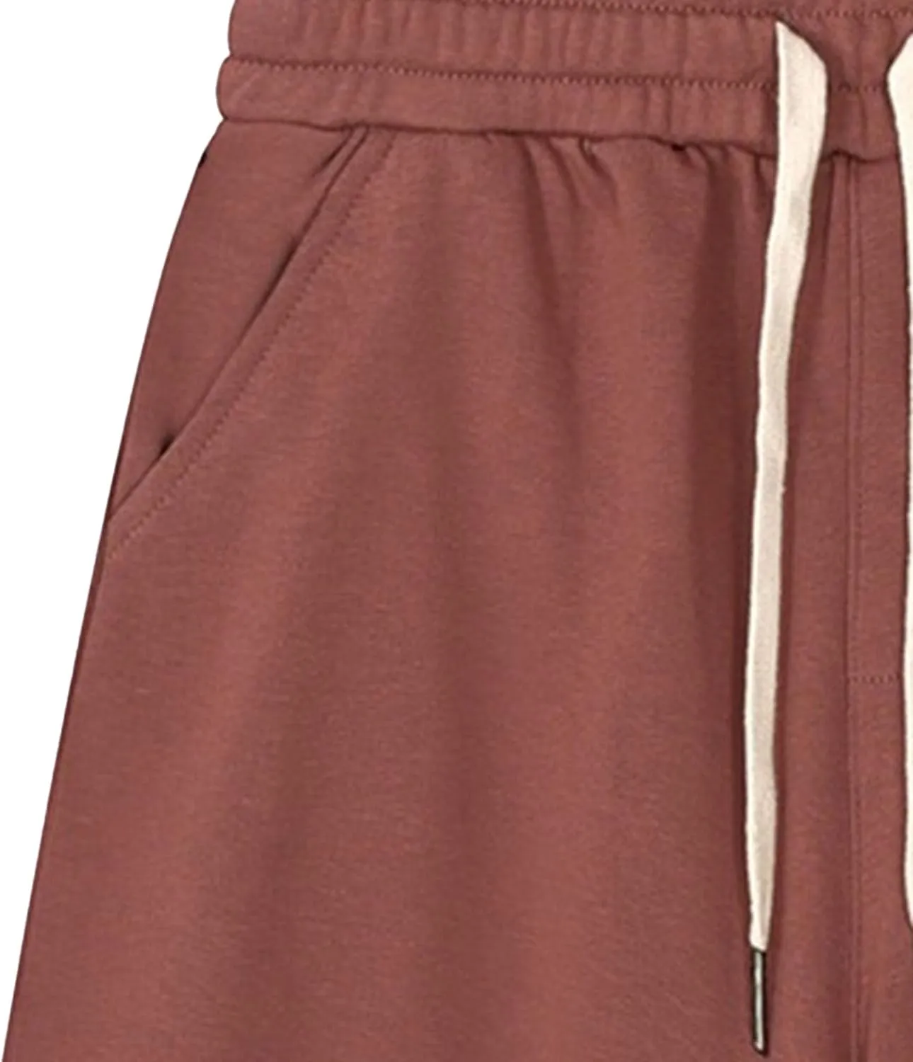 Men's Casual Cotton Shorts Drawstring Elastic Waist Jogger Shorts Athletic Workout Lounge Shorts with Pockets