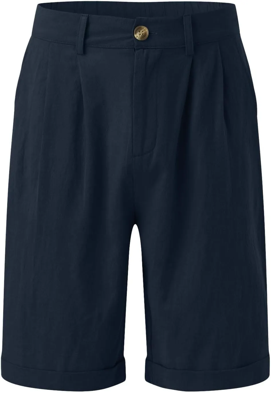 Men's Casual Shorts Lightweight Linen Short Pant Summer Hawaiian Beach Shorts Outdoor Workout Shorts