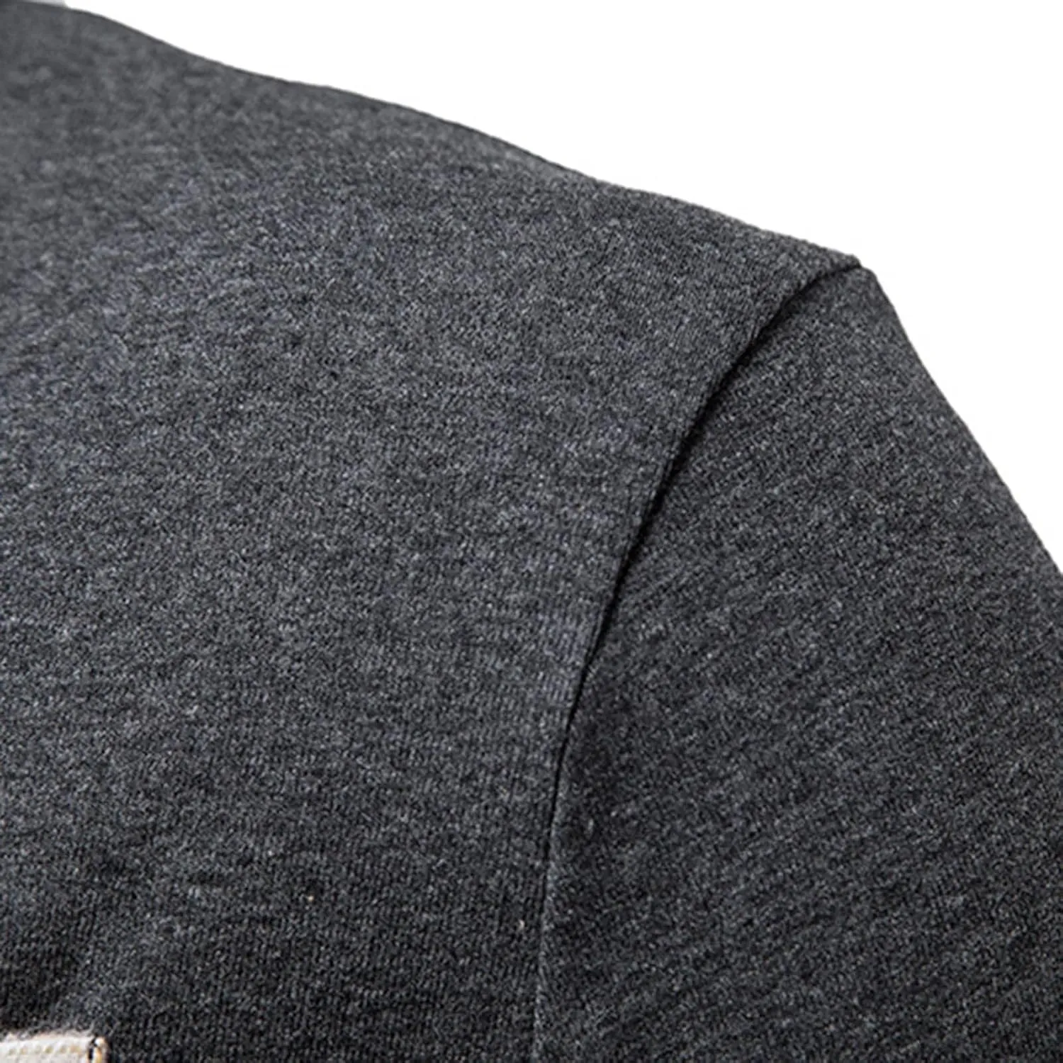 Men's Knitted Sweaters 1/4 Zip Cotton Sweater Pullover Polo Sweaters Stand Collar Fall Winter Warm Sweatshirts