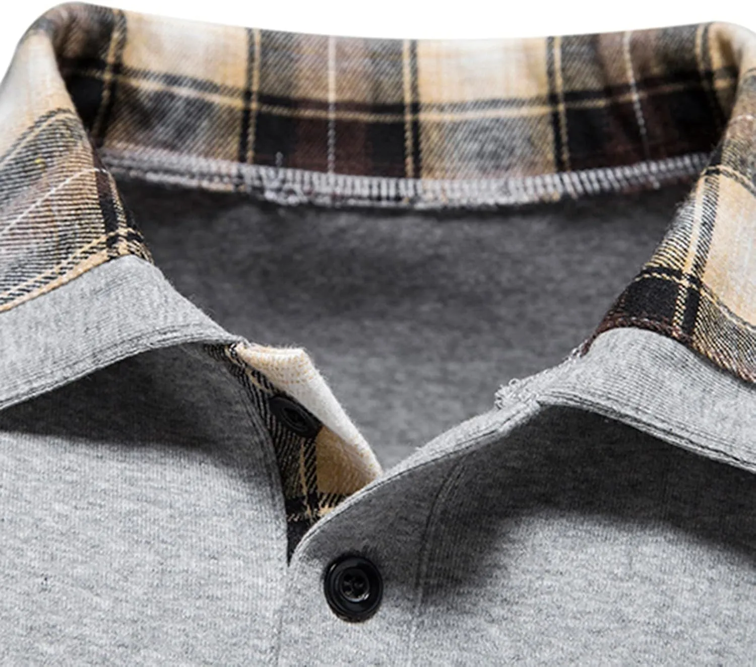 Men's Knitted Sweaters 1/4 Zip Cotton Sweater Pullover Polo Sweaters Stand Collar Fall Winter Warm Sweatshirts