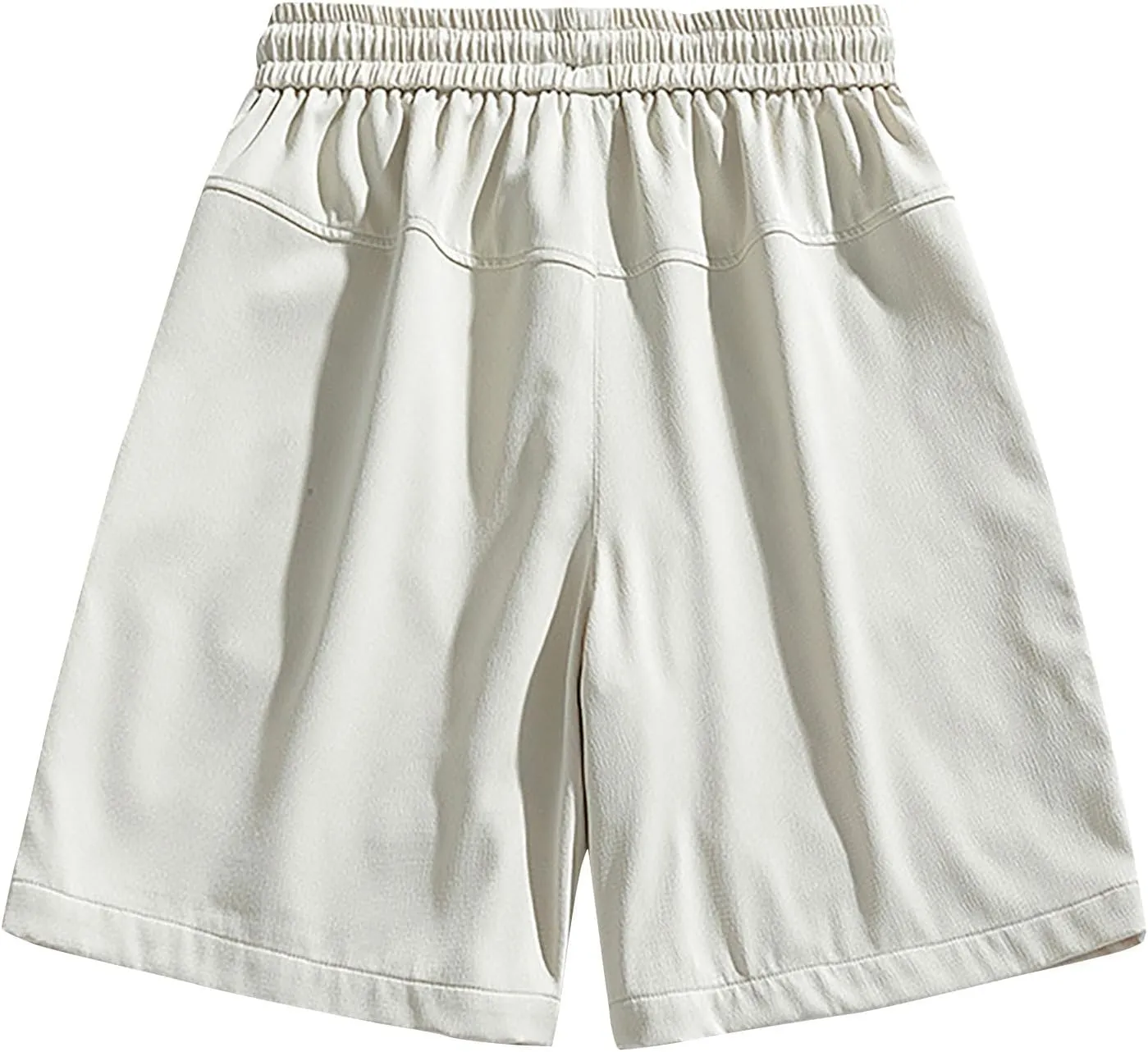 Mens Lounge Shorts Comfortable Drawstring Pockets Outdoor Shorts Loose Elastic Summer Shorts Fashion Relaxed Shorts
