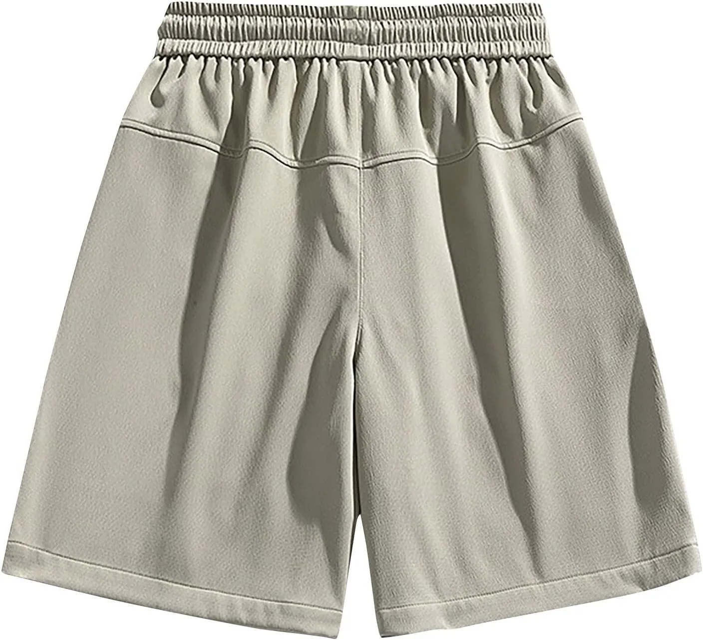 Mens Lounge Shorts Comfortable Drawstring Pockets Outdoor Shorts Loose Elastic Summer Shorts Fashion Relaxed Shorts
