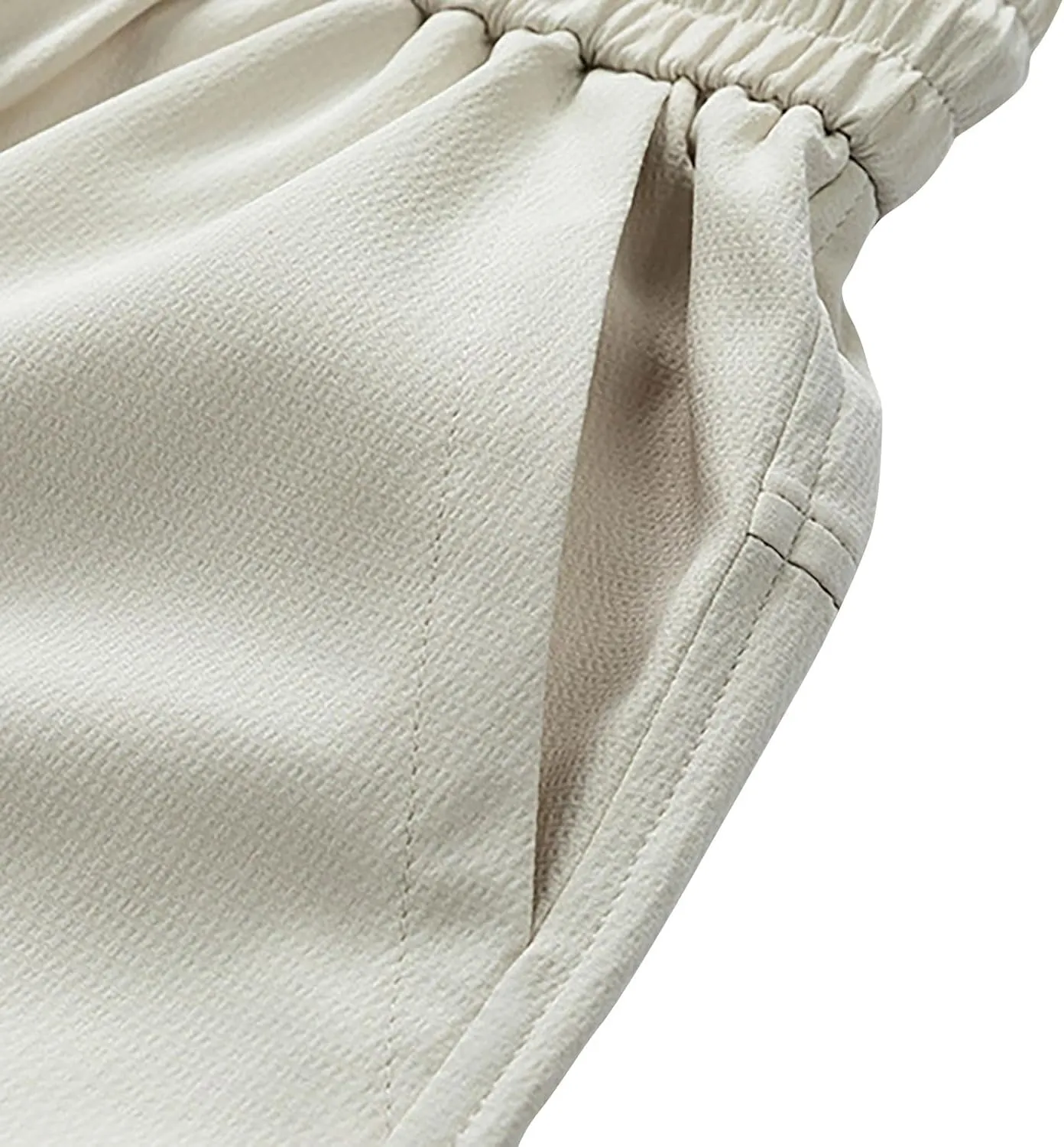 Mens Lounge Shorts Comfortable Drawstring Pockets Outdoor Shorts Loose Elastic Summer Shorts Fashion Relaxed Shorts
