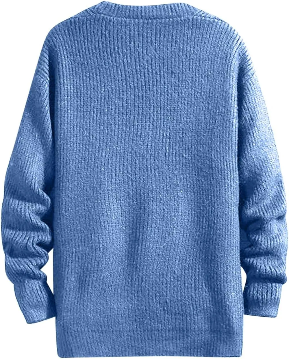 Men's Oversized Cardigan Sweaters Long Sleeve V-Neck Cardigans Loose Casual Buttons Down Ribbed Knitted Sweater