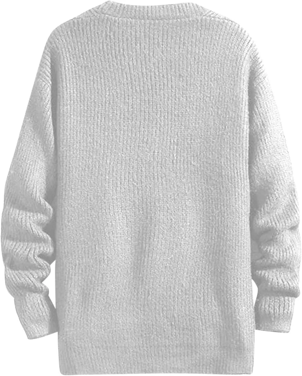 Men's Oversized Cardigan Sweaters Long Sleeve V-Neck Cardigans Loose Casual Buttons Down Ribbed Knitted Sweater