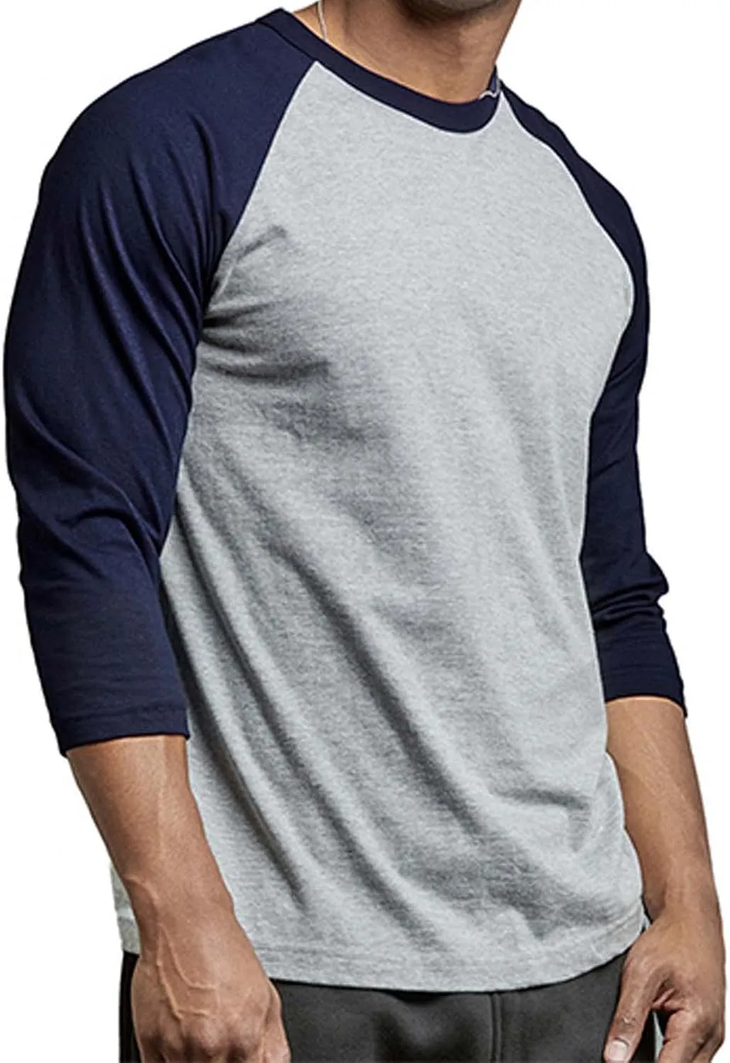 Men's Raglan Baseball Tee Shirt - Casual T-Shirts