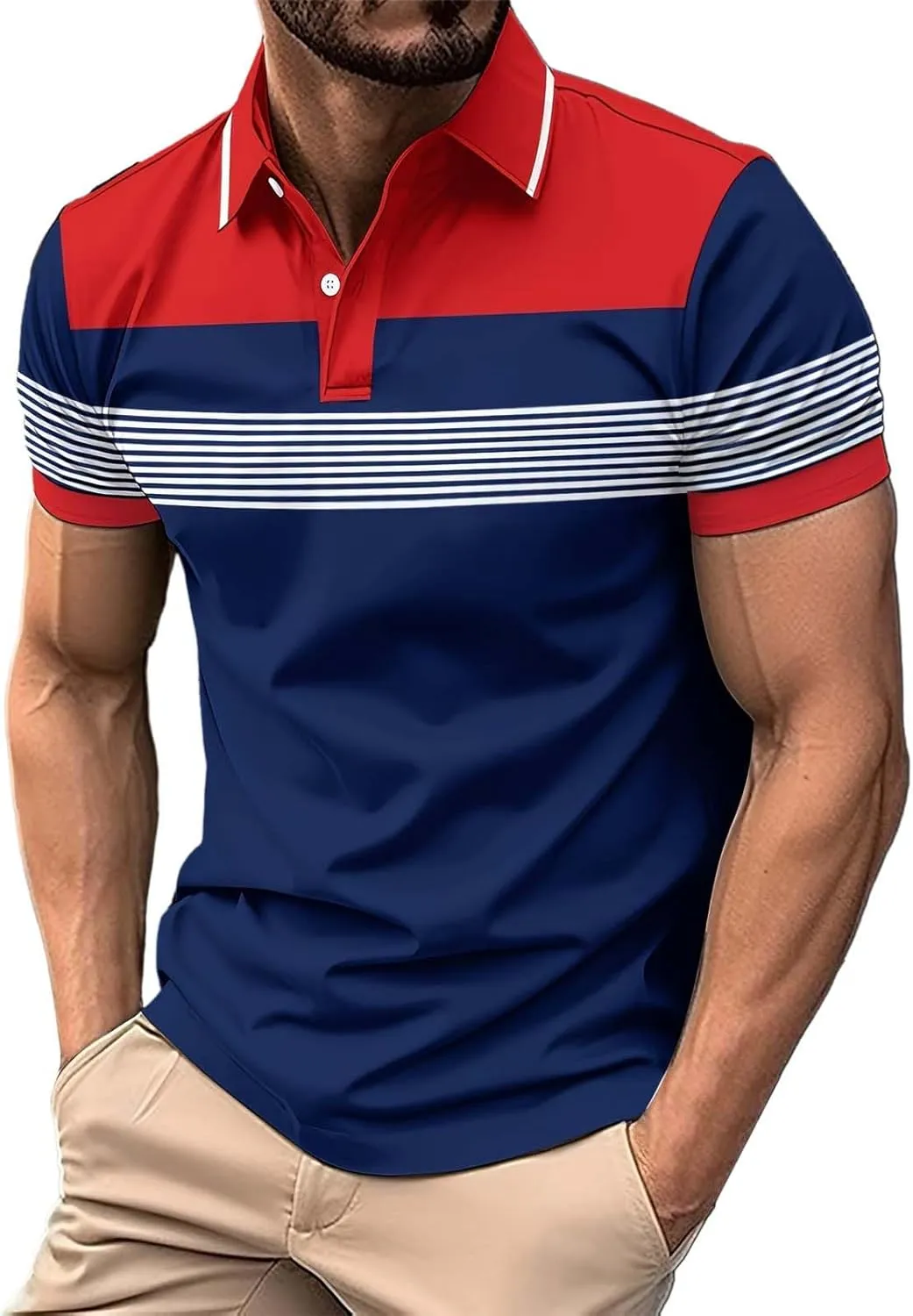 Mens Resort Wear 2025 Knit Shirts Short Sleeve Button Down Polo Shirt Fashion Casual Breathable Summer Beach Shirts