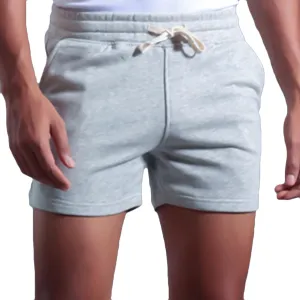 Mens Running Shorts Gym Casual Athletic Shorts Fitted Drawstring Stretchy Shorts Solid Workout Shorts Beach Vacation