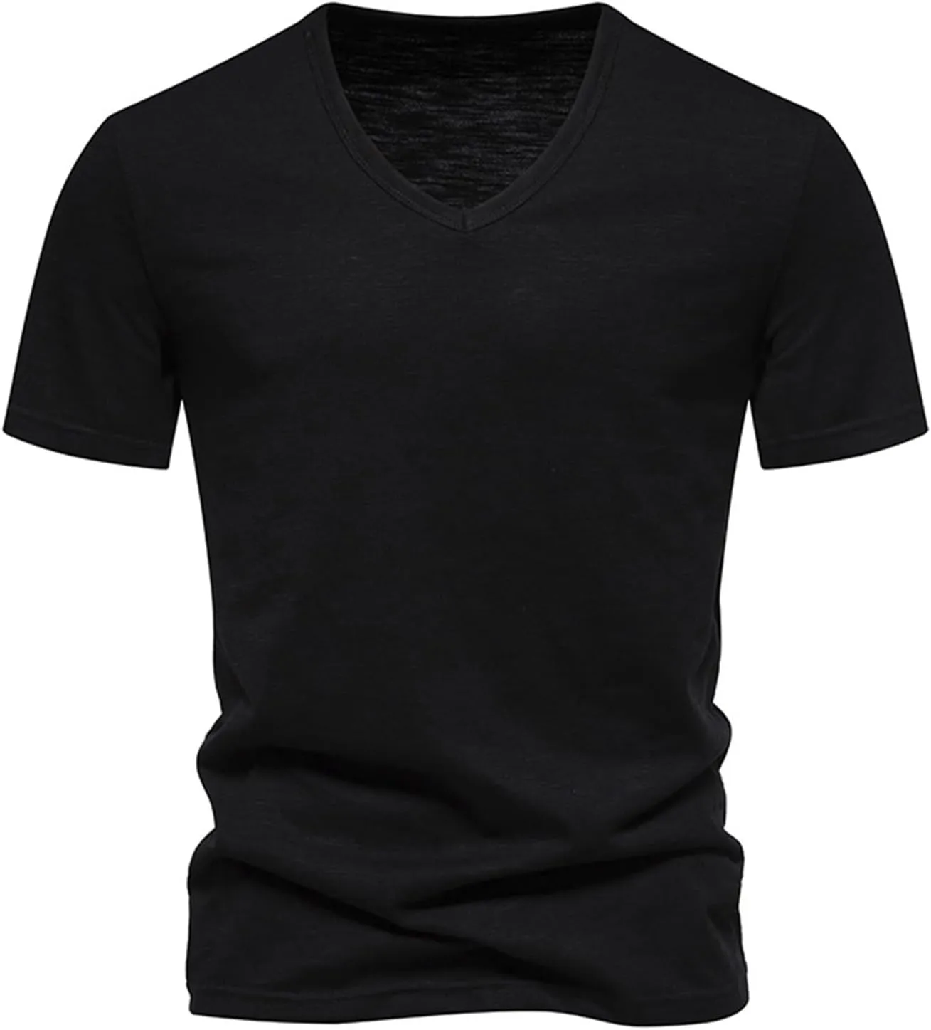 Mens Shirts Casual V Neck Workout Shirts Quick Dry Breathable Running Short Sleeve Athletic Gym Performance Tee Tops