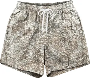 Mens Shorts Casual Drawstring Elastic Waist Beach Shorts Fashion Camo Print Board Shorts Athletic Mesh Gym Shorts