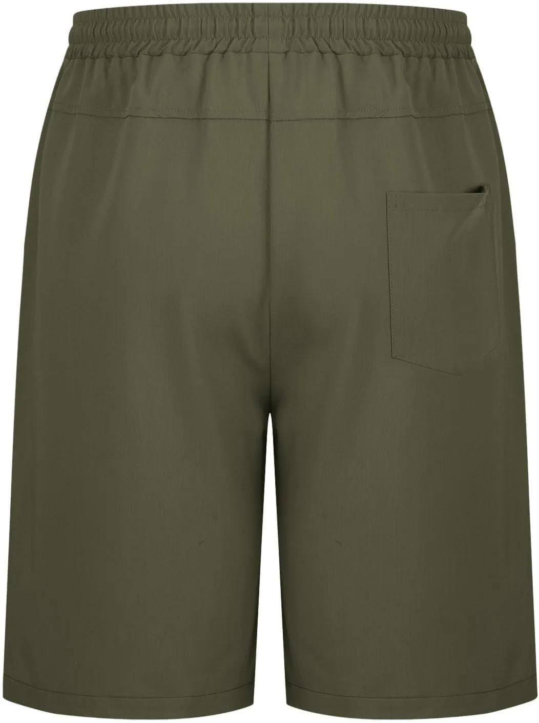 Men's Shorts Casual Drawstring Stretch Cotton Athletic Beach Shorts Elastic Waist Summer Shorts with Pockets
