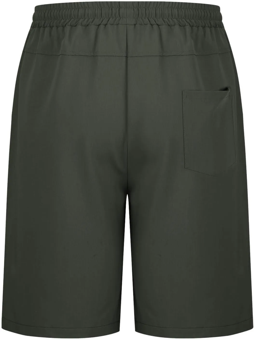 Men's Shorts Casual Drawstring Stretch Cotton Athletic Beach Shorts Elastic Waist Summer Shorts with Pockets