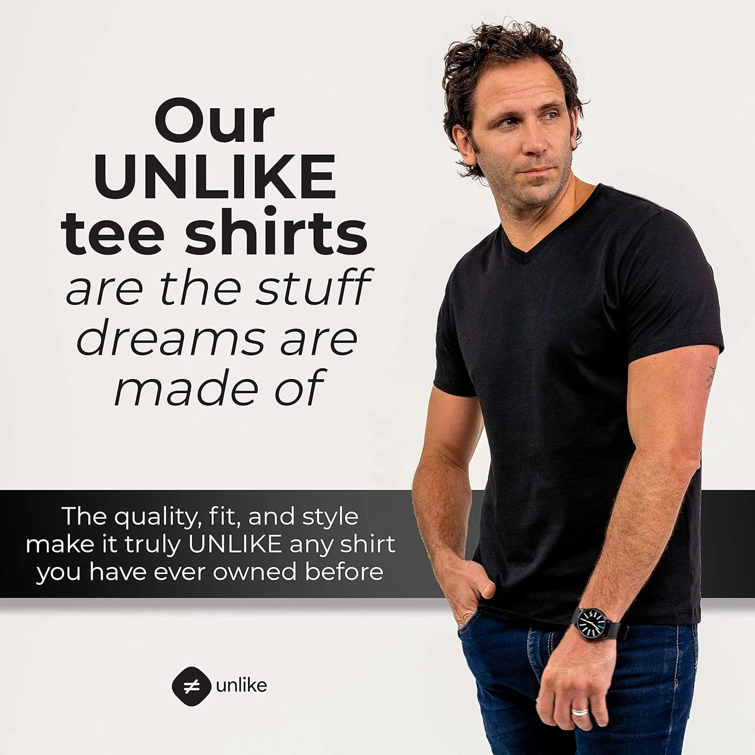 Mens T Shirts Casual | Premium Fitted Pima Cotton T Shirts Shirts for Men | Plain Designer Soft Classic Tees | Crew Neck