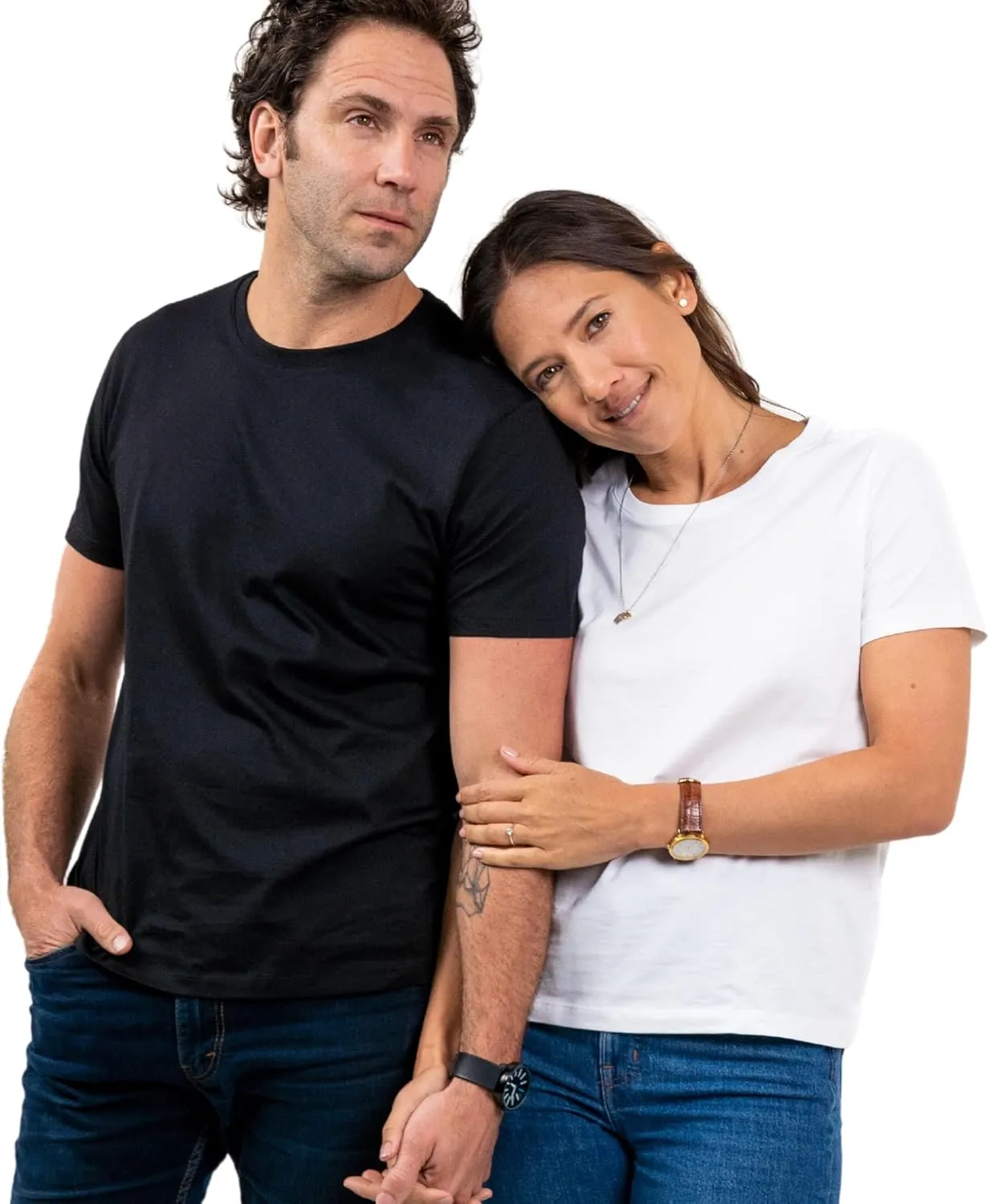 Mens T Shirts Casual | Premium Fitted Pima Cotton T Shirts Shirts for Men | Plain Designer Soft Classic Tees | Crew Neck