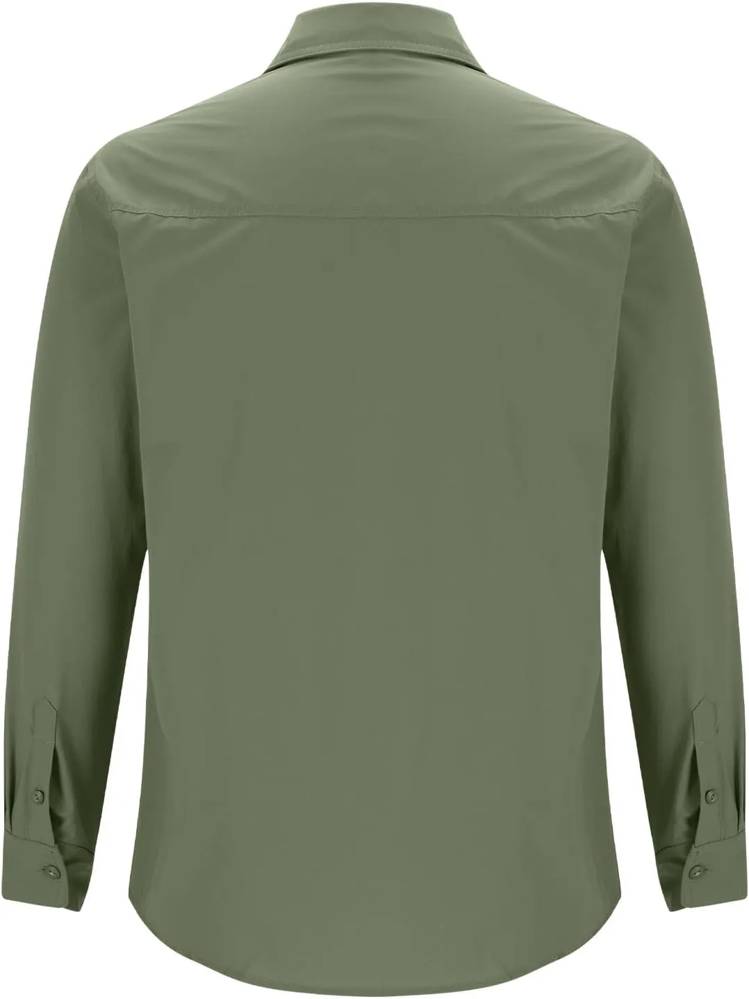 Men's Tactical Shirts Quick Dry UV Protection Breathable Long Sleeve Hiking Fishing Button Shirts Fall Clothes