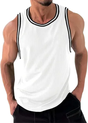 Men's Tank Tops Quick Dry Breathable Summer Sleeveless Gym Muscle Cutt Shirts Bodybuilding Workout Gym Tee Shirt