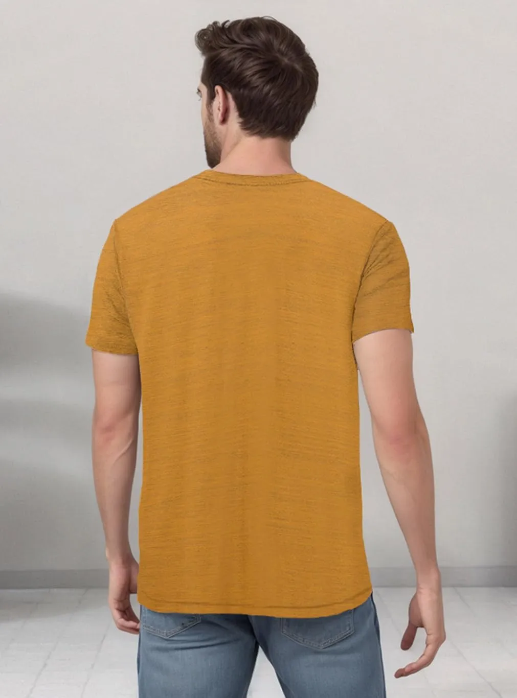 Mens V Neck T Shirts Casual Stylish Graphic Stretch Short Sleeve T-Shirt Cotton Tees Tops Shirt