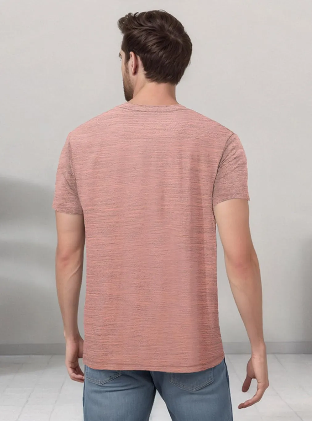 Mens V Neck T Shirts Casual Stylish Graphic Stretch Short Sleeve T-Shirt Cotton Tees Tops Shirt