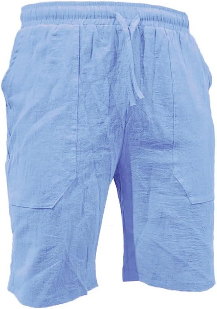 Mens White Summer Linen Shorts Shorts Beach Shorts Casual Cotton Linen Shorts Mens White Summer Linen Shorts Mens