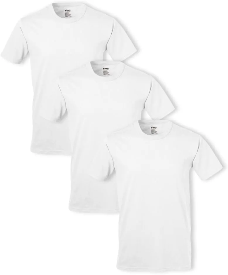 MJ Soffe Men's Core Undershirt T-Shirts (3 Pack)