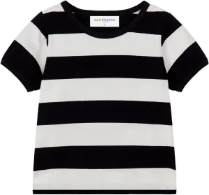 Mud Kingdom Boys Girls T-Shirts Rainbow Stripe Cotton Unisex Top