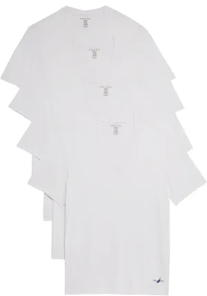 Nautica Men's 4-Pack Cotton Limited Edition V-Neck T-Shirts