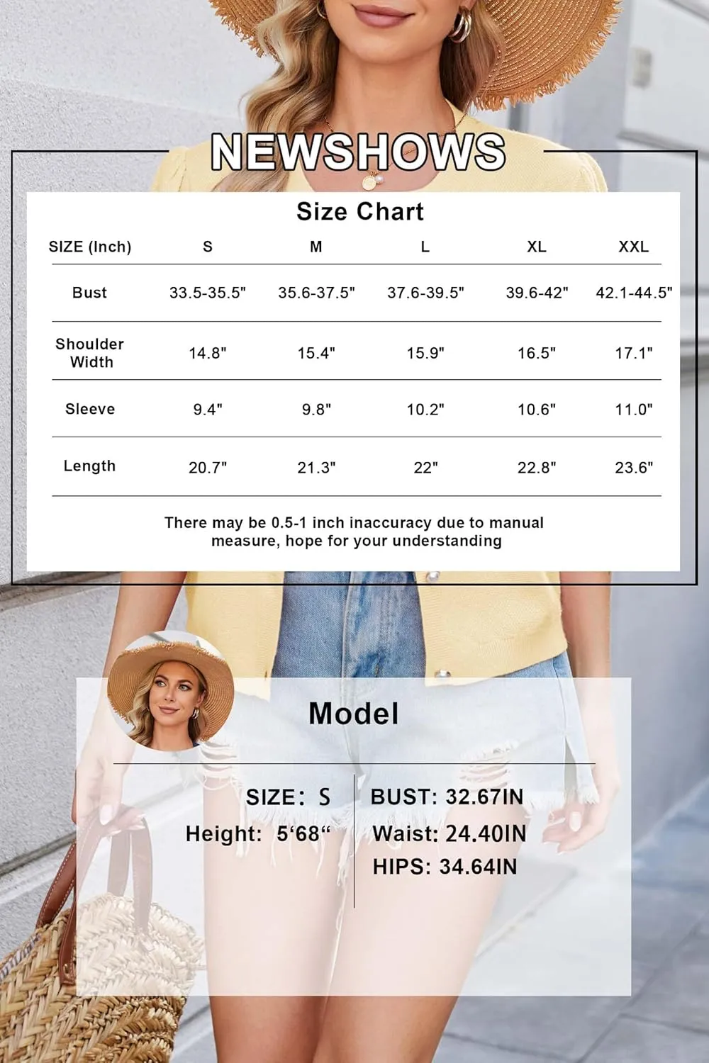 Newshows Womens Summer Cardigan Sweaters Lightweight Short Sleeve Button Down Shirts Ribbed Knit Blouse Tops 2024 Trendy