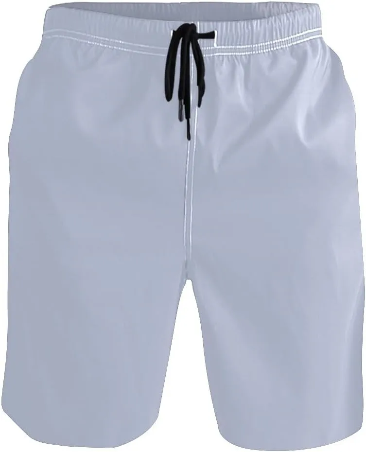ODAWA Pansy Men Board Shorts Casual Elastic Waist Drawstring Summer Beach Shorts