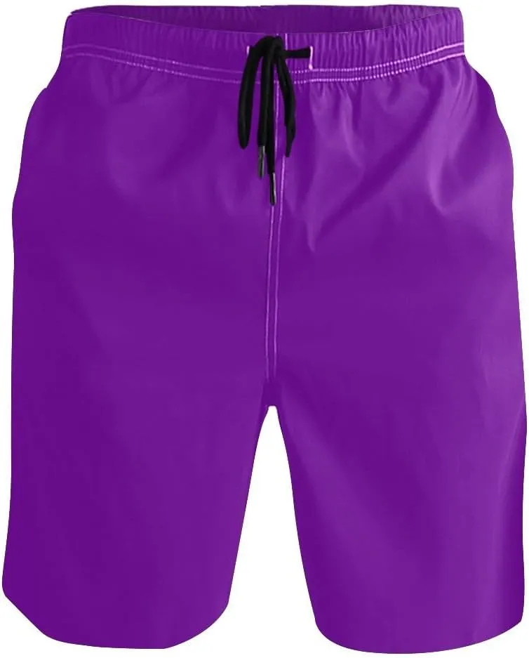 ODAWA Pansy Men Board Shorts Casual Elastic Waist Drawstring Summer Beach Shorts