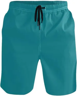 ODAWA Pansy Men Board Shorts Casual Elastic Waist Drawstring Summer Beach Shorts