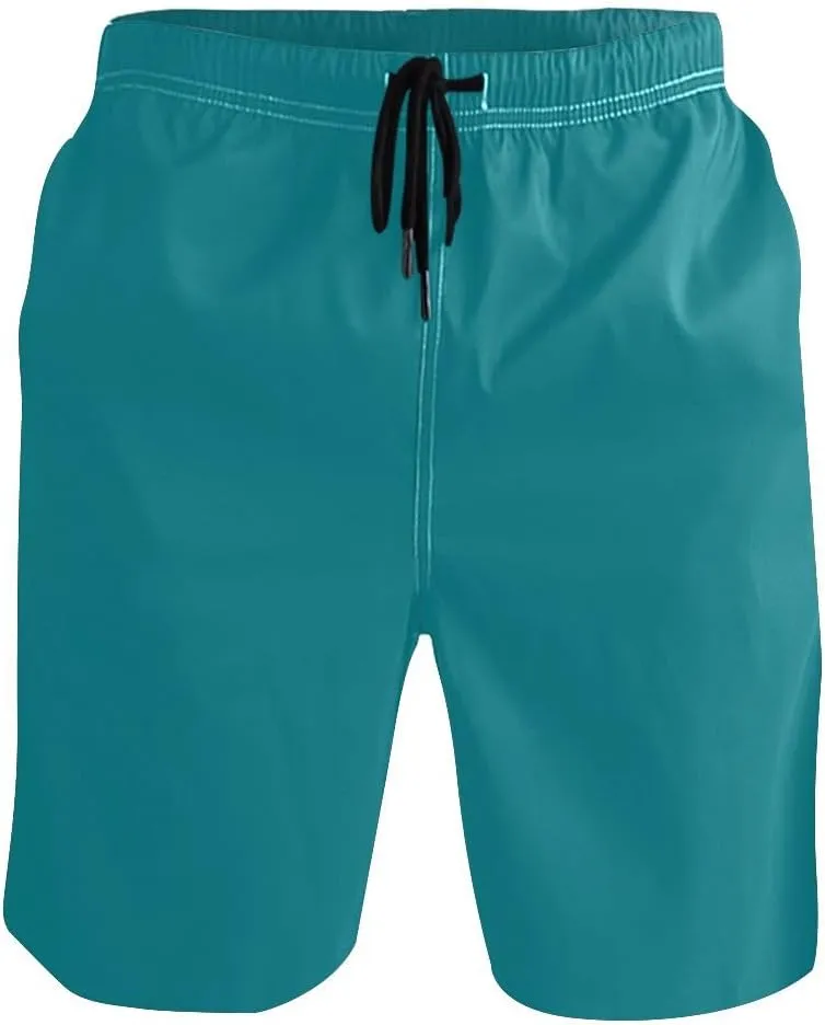 ODAWA Pansy Men Board Shorts Casual Elastic Waist Drawstring Summer Beach Shorts
