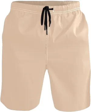 ODAWA Pansy Men Board Shorts Casual Elastic Waist Drawstring Summer Beach Shorts