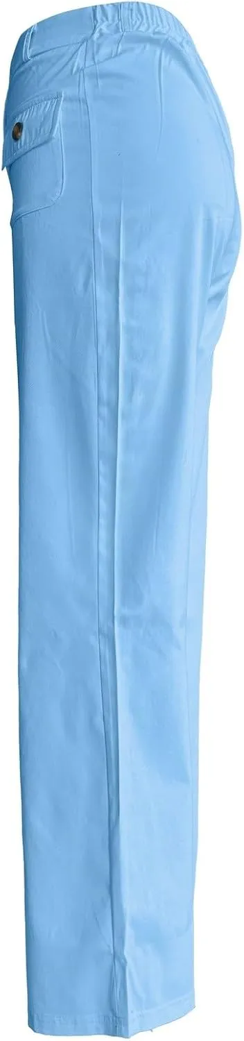Oprah's Favorite Cropped Pants 2025, Tummy Control Wide Leg Trousers, Baggy Trousers High Waisted Stretchy Flare Pants