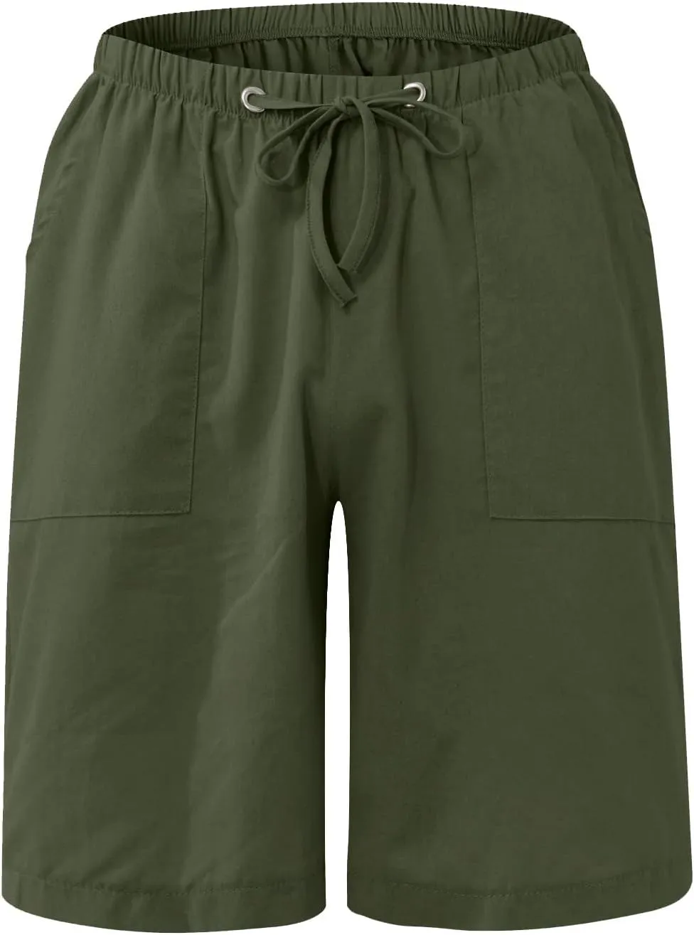 Plus Size Linen Shorts Mens Casual Shorts Lightweight Summer Beach Shorts Drawstring Shorts for Men