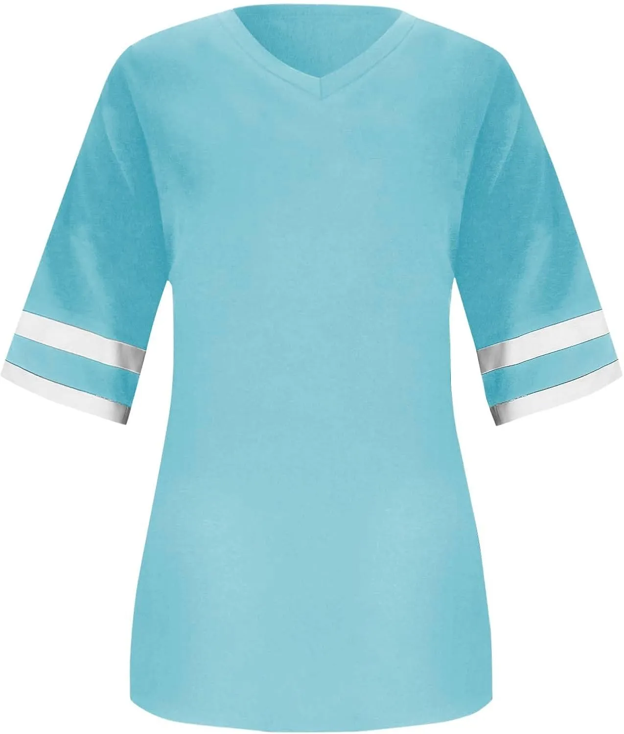 Plus Size Summer T Shirts Women Tops Short Sleeve Round Neck Casual Loose Fit Tee Tshirts Tunics