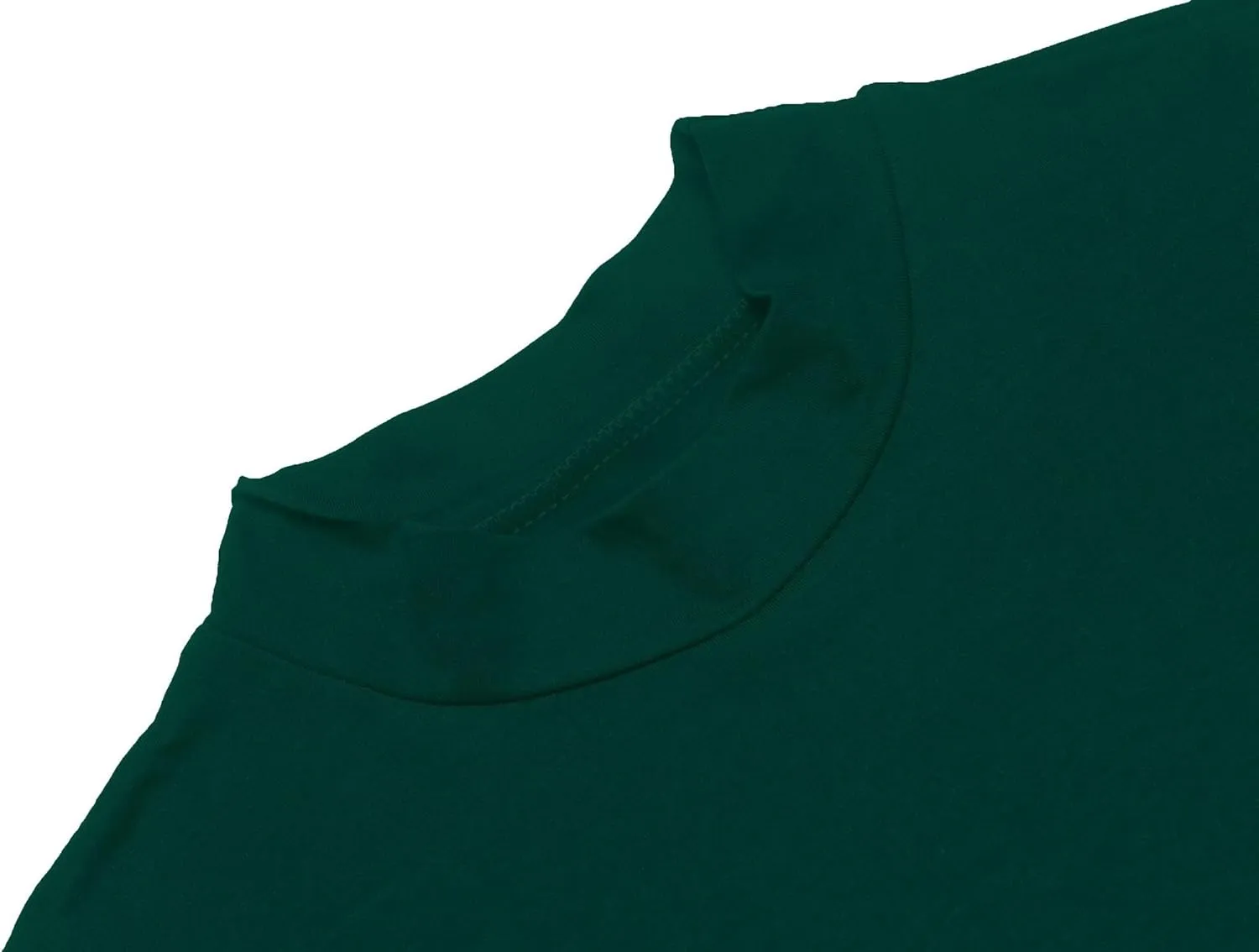 Poriff Mens Casual Turtleneck Mock Neck T Shirt Slim Fit Short Sleeve Summer Basic Tops