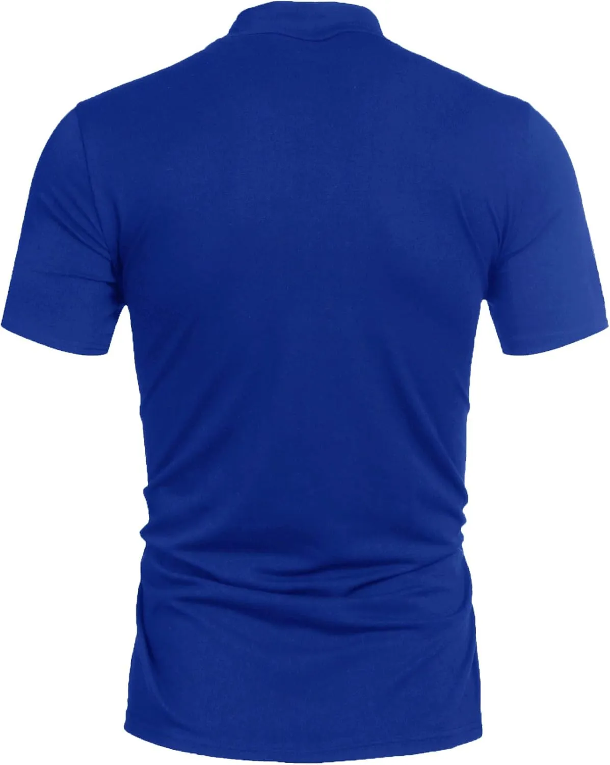 Poriff Mens Casual Turtleneck Mock Neck T Shirt Slim Fit Short Sleeve Summer Basic Tops