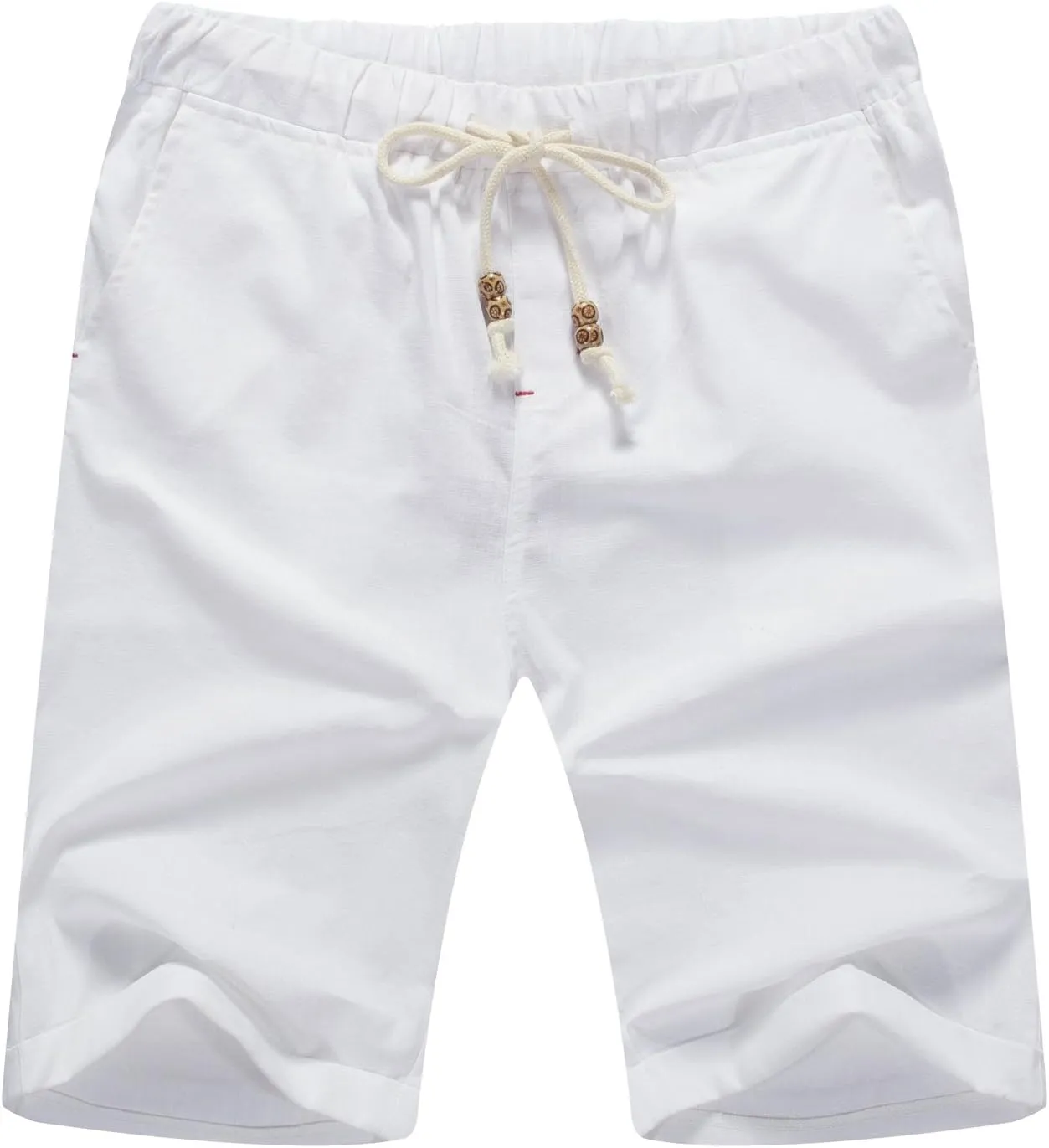 Sailwind Mens Linen Shorts Casual Drawstring Summer Beach Shorts