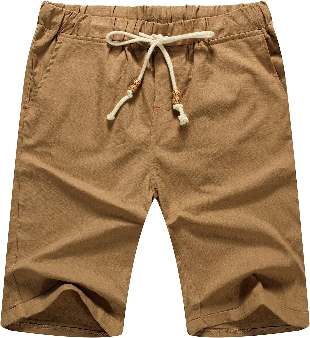 Sailwind Mens Linen Shorts Casual Drawstring Summer Beach Shorts