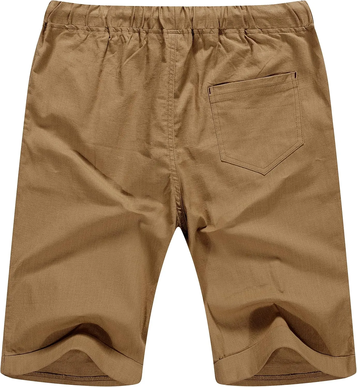 Sailwind Mens Linen Shorts Casual Drawstring Summer Beach Shorts