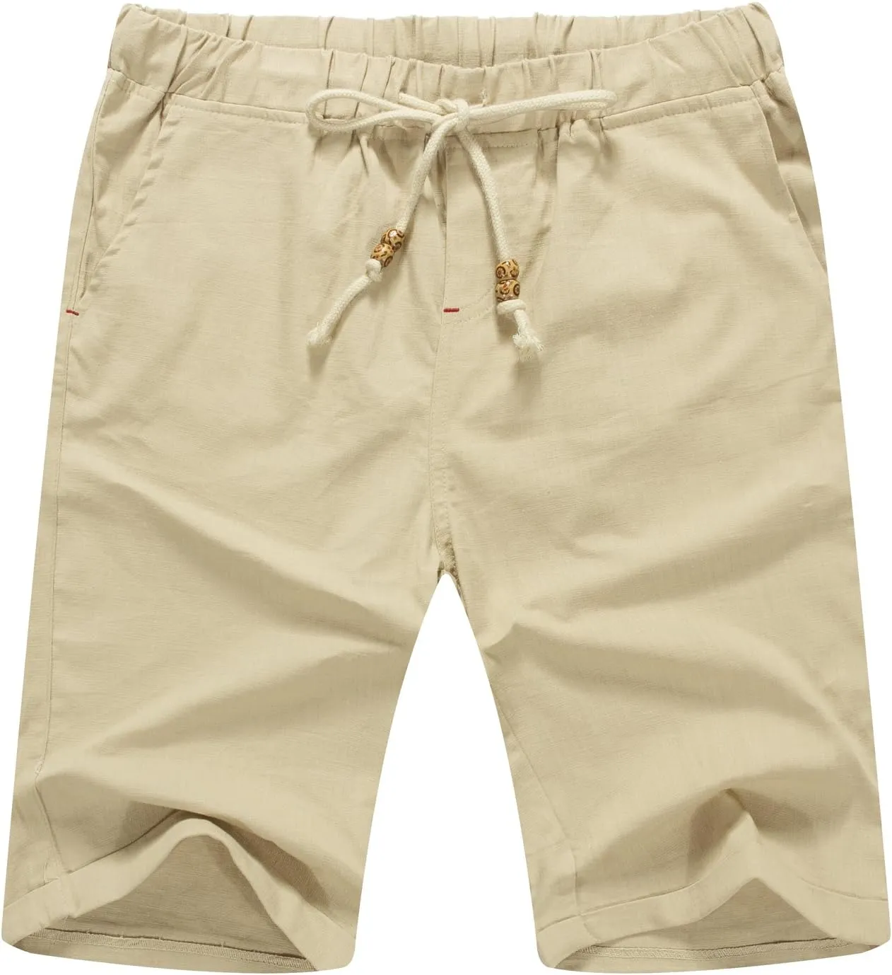 Sailwind Mens Linen Shorts Casual Drawstring Summer Beach Shorts
