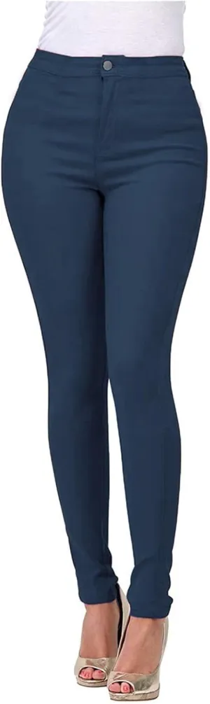 Skinny Jeans for Women 2024 High Waisted Stretchy Classic High Rise Slimming Jeggings Colored Denim Trousers Pants